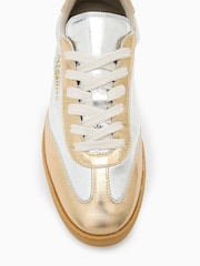 AllSaints Metallic Thelma Met Sneakers - Image 4 of 5