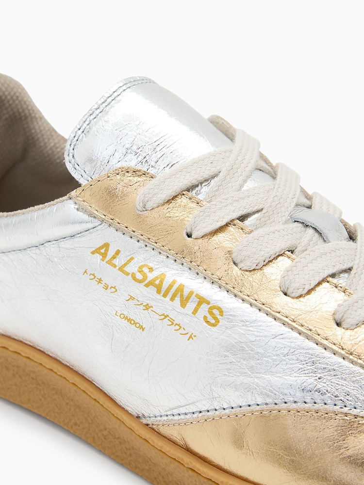 AllSaints Metallic Thelma Met Sneakers - Image 5 of 5 AllSaints Metallic Thelma Met Sneakers - Image 5 of 5