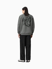 AllSaints Black Dunstan Trousers - Image 3 of 6