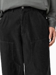 AllSaints Black Dunstan Trousers - Image 4 of 6