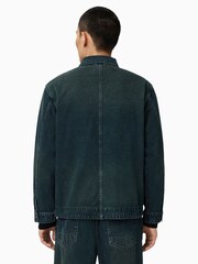 AllSaints Blue Castleford Jacket - Image 5 of 8