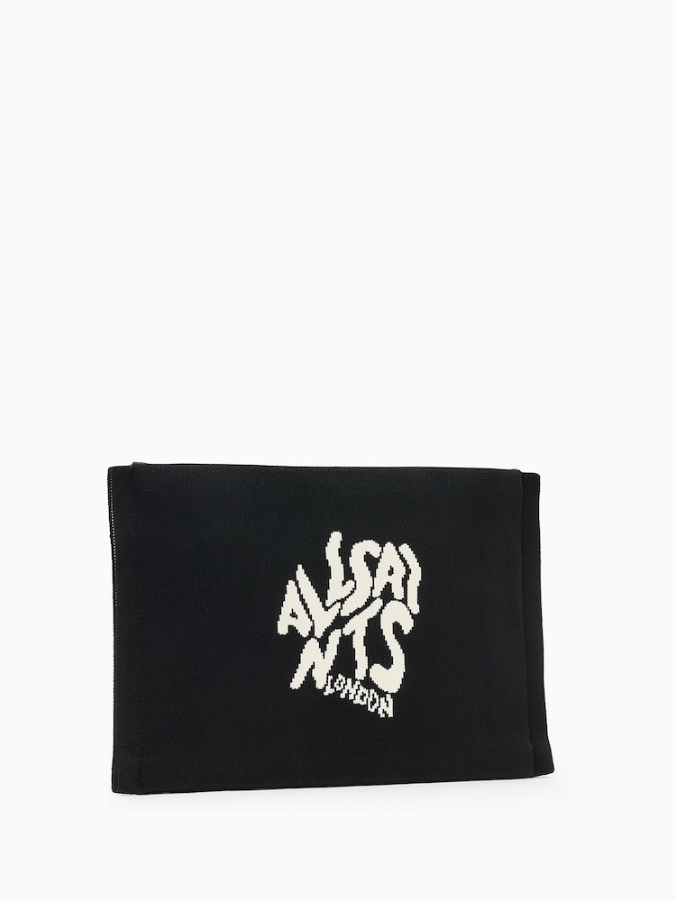 AllSaints Black Izzy Orlando Clutch - Image 2 of 4 AllSaints Black Izzy Orlando Clutch - Image 2 of 4