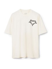 AllSaints White Drip Short Sleeve Crew T-Shirt - Image 8 of 8
