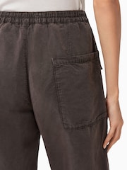 AllSaints Brown Val Tencel Trousers - Image 8 of 9