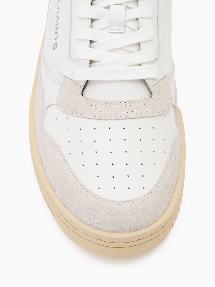 AllSaints White Regan Low Top - Image 5 of 5