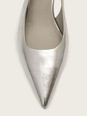 AllSaints Grey IDIYA Slingback Sandals - Image 6 of 8