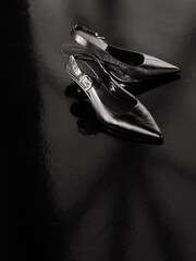 AllSaints Grey IDIYA Slingback Sandals - Image 8 of 8