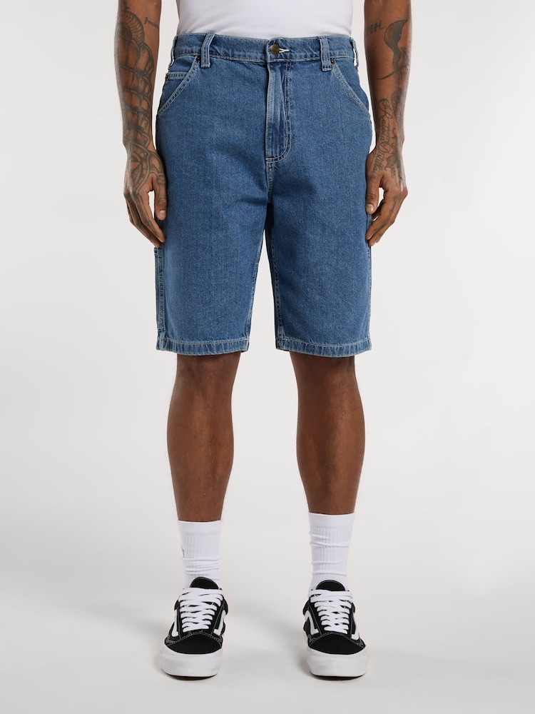 Dickies Light Blue Garyville Denim Shorts - Image 1 of 4