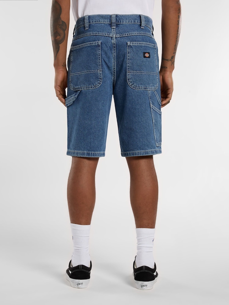 Dickies Light Blue Garyville Denim Shorts - Image 2 of 4