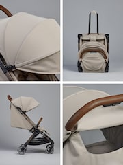 Silver Cross Natural Clic 2 Compact Stroller and Footmuff Bundle - Image 6 of 7