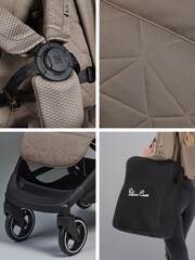 Silver Cross Brown Clic 2 Compact Stroller with Travel Bag - Image 5 of 6