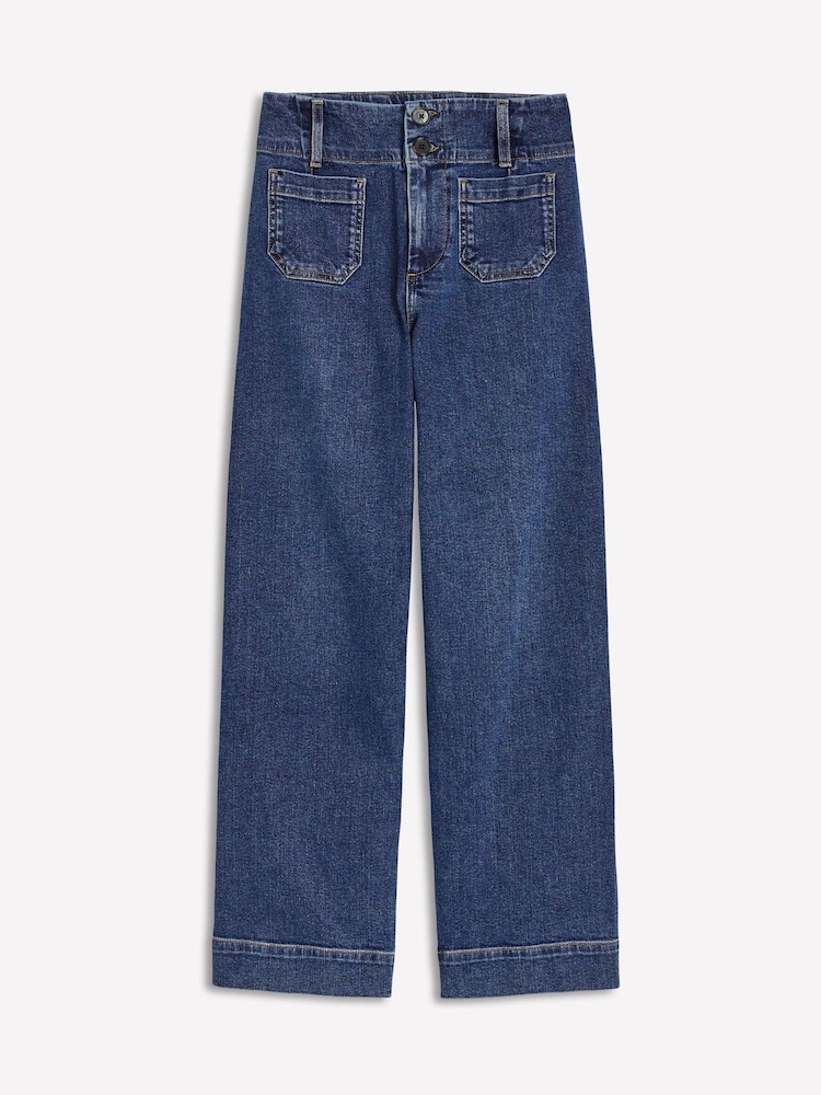 Boden Blue Primrose Patch Pocket Jeans - Image 6 of 6