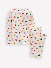 Boden Cream Snug Long John Pyjamas - Image 2 of 3