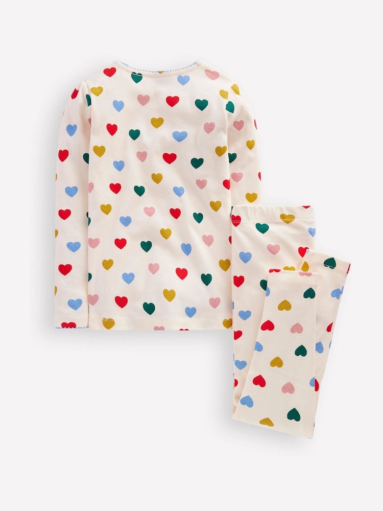Boden Cream Snug Long John Pyjamas - Image 2 of 3