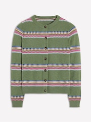 Boden Green Edie Fair Isle Cardigan - Image 6 of 6