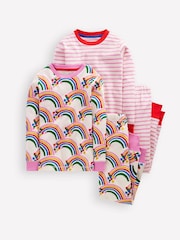 Boden Natural Snug Pyjamas 2 Pack - Image 1 of 3