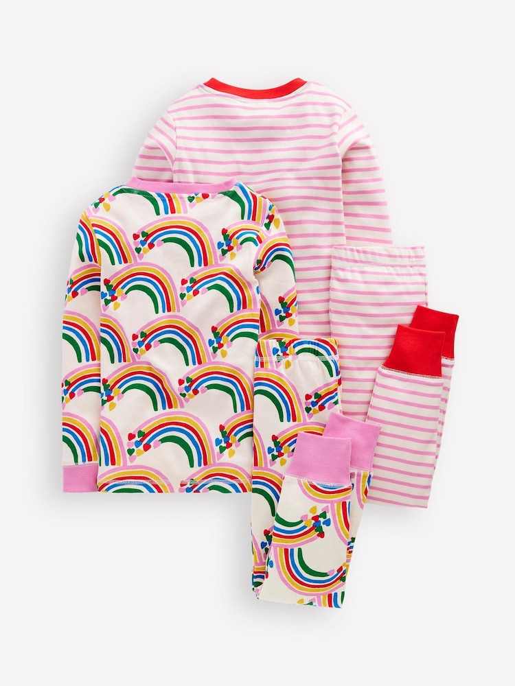 Boden Natural Snug Pyjamas 2 Pack - Image 2 of 3 Boden Natural Snug Pyjamas 2 Pack - Image 2 of 3