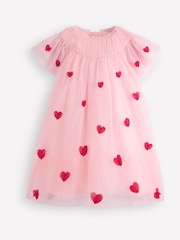 Boden Pink Tiered Tulle Dress - Image 1 of 3