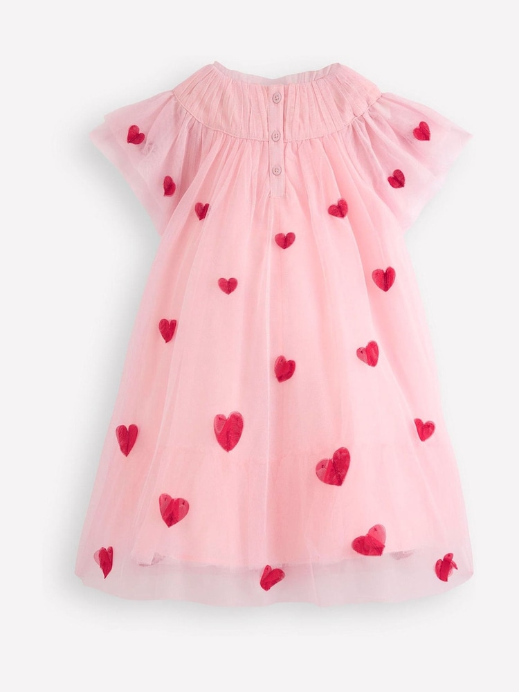 Boden Pink Tiered Tulle Dress - Image 2 of 3