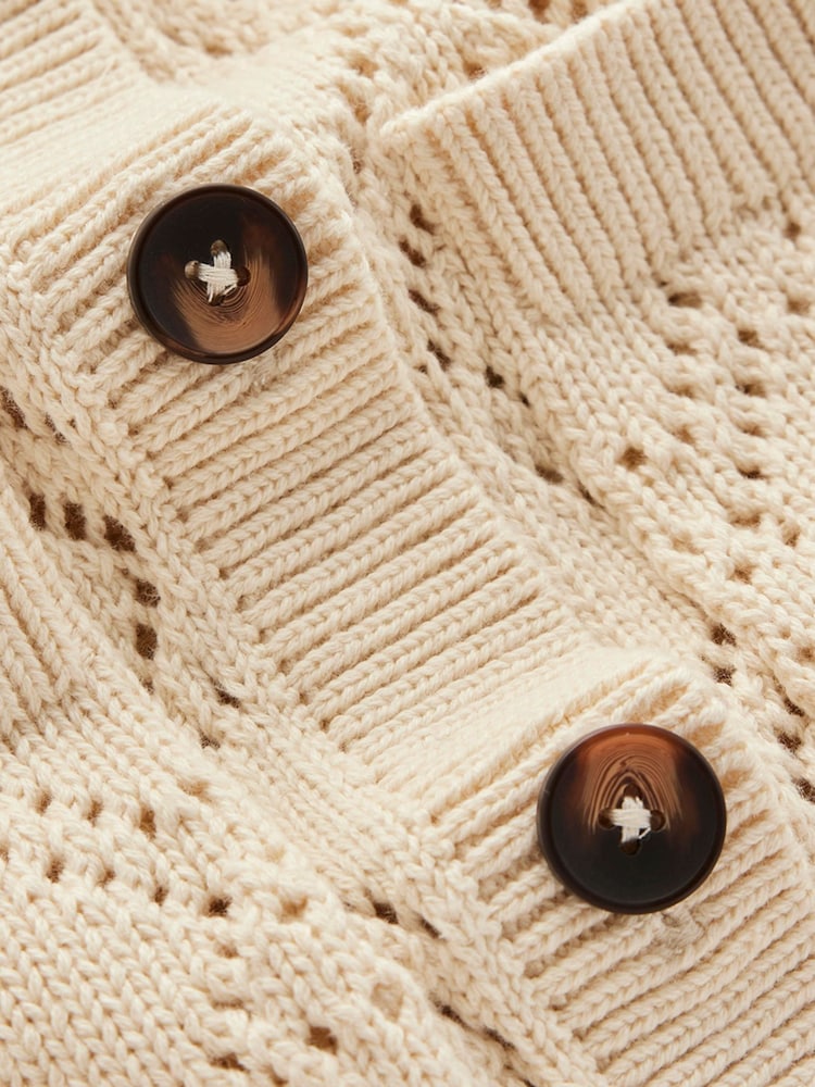 Boden Cream Astrid Knitted Jacket - Image 6 of 6