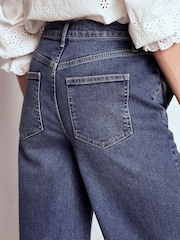Boden Blue High Rise Clean Wide Jeans - Image 5 of 6
