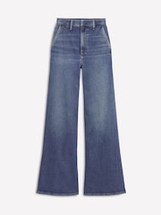 Boden Blue High Rise Clean Wide Jeans - Image 6 of 6