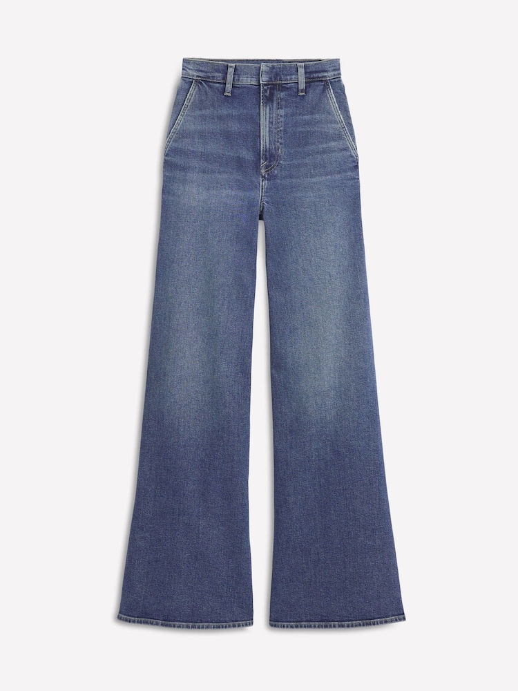 Boden Blue High Rise Clean Wide Jeans - Image 6 of 6 Boden Blue High Rise Clean Wide Jeans - Image 6 of 6