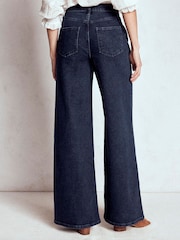 Boden Blue High Rise Clean Wide Jeans - Image 3 of 6
