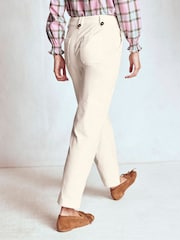 Boden Cream Pimlico Cord Trousers - Image 3 of 5