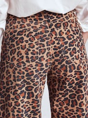 Boden Brown High Rise Wide Leg Jeans - Image 2 of 6