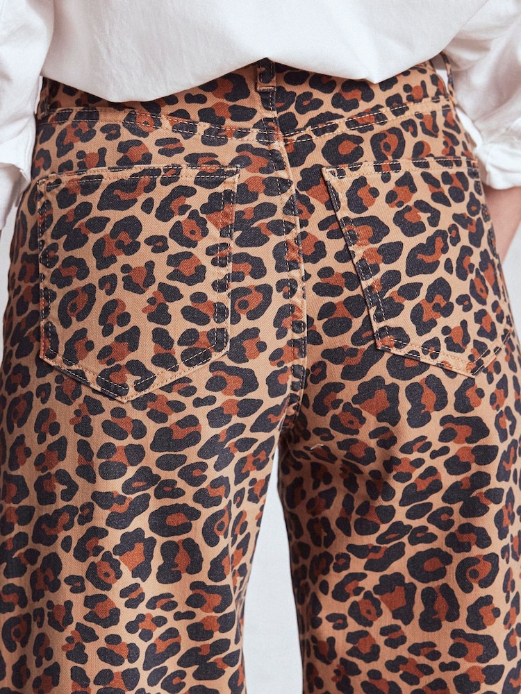 Boden Brown High Rise Wide Leg Jeans - Image 2 of 6 Boden Brown High Rise Wide Leg Jeans - Image 2 of 6