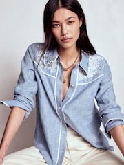 Camisa Boden Sienna Western - Imagem 1 de 5