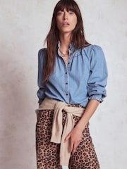 Blusa jeans Boden Lorna - Imagem 2 de 6