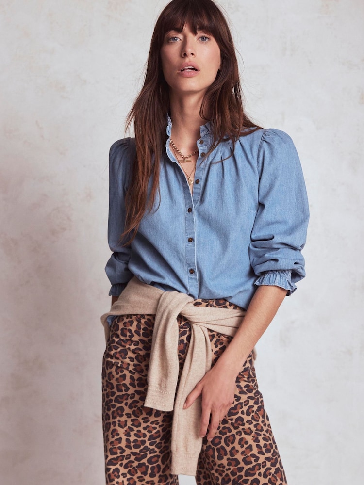 Blusa jeans Boden Lorna - Imagem 2 de 6
