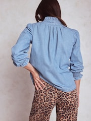 Blusa jeans Boden Lorna - Imagem 3 de 6