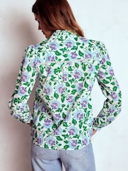 Boden Green Helena Cotton Top - Image 3 of 5