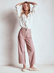Boden Purple Primrose Patch Pocket Trousers - Image 1 of 6