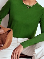 Boden de algodão Emilia Crew Jumper - Imagem 3 de 5