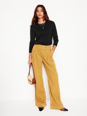 Boden Black Emilia Cotton Crew Jumper - Image 3 of 5
