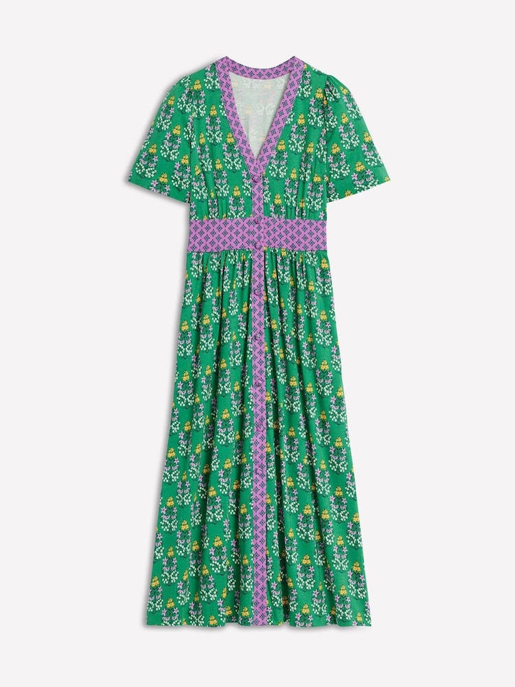 Boden Green Natalia Jersey Tea Dress - Image 7 of 7