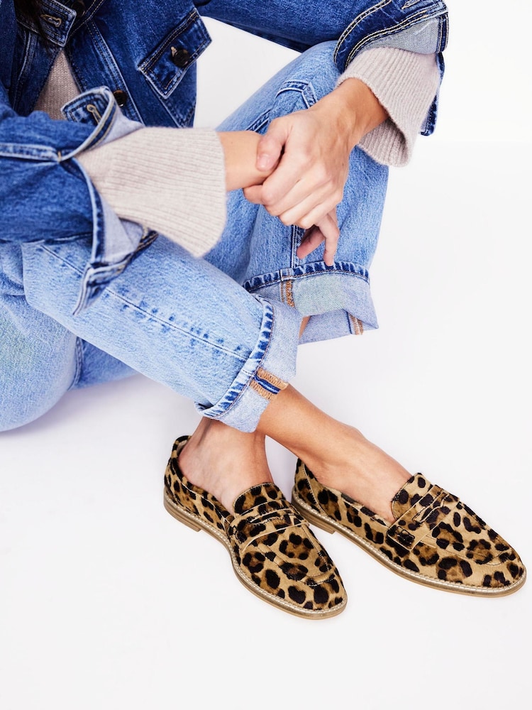 Boden Brown Nya Penny Loafers - Image 1 of 5 Boden Brown Nya Penny Loafers - Image 1 of 5