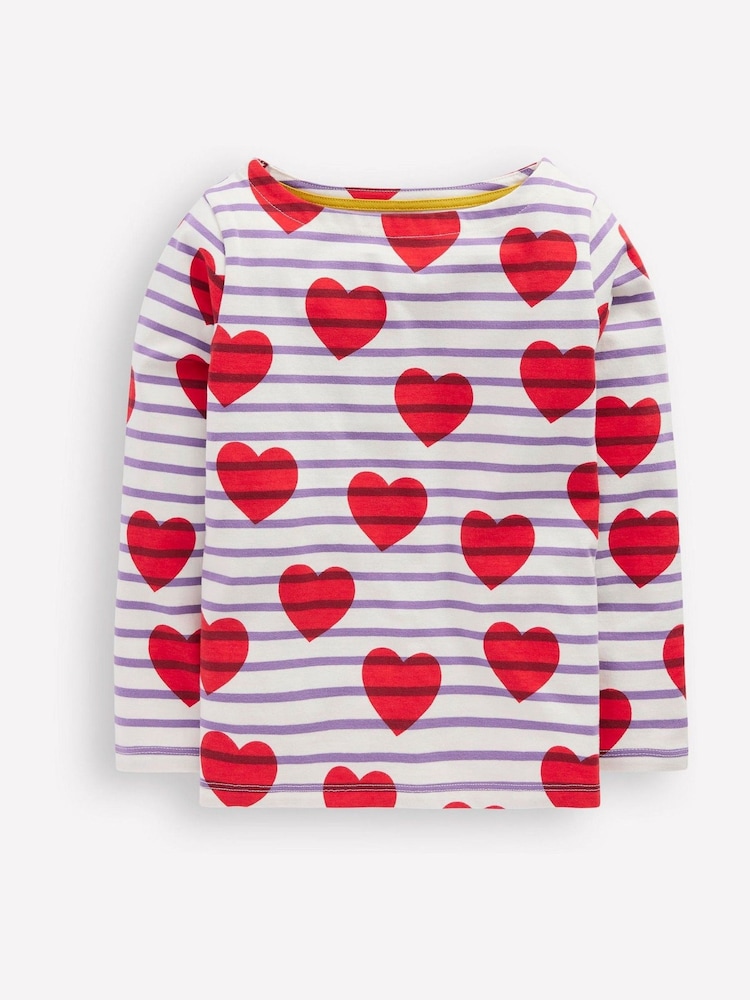 Boden Purple Ella Breton T-Shirt - Image 1 of 3