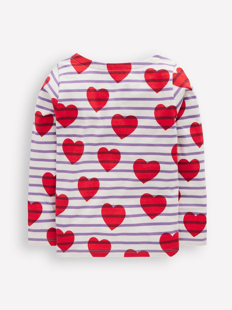 Boden Purple Ella Breton T-Shirt - Image 2 of 3 Boden Purple Ella Breton T-Shirt - Image 2 of 3
