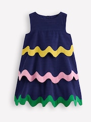 Boden Blue Corduroy Pencil Dress - Image 1 of 3