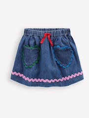 Boden Blue Ric Rac Skirt - Image 1 of 3