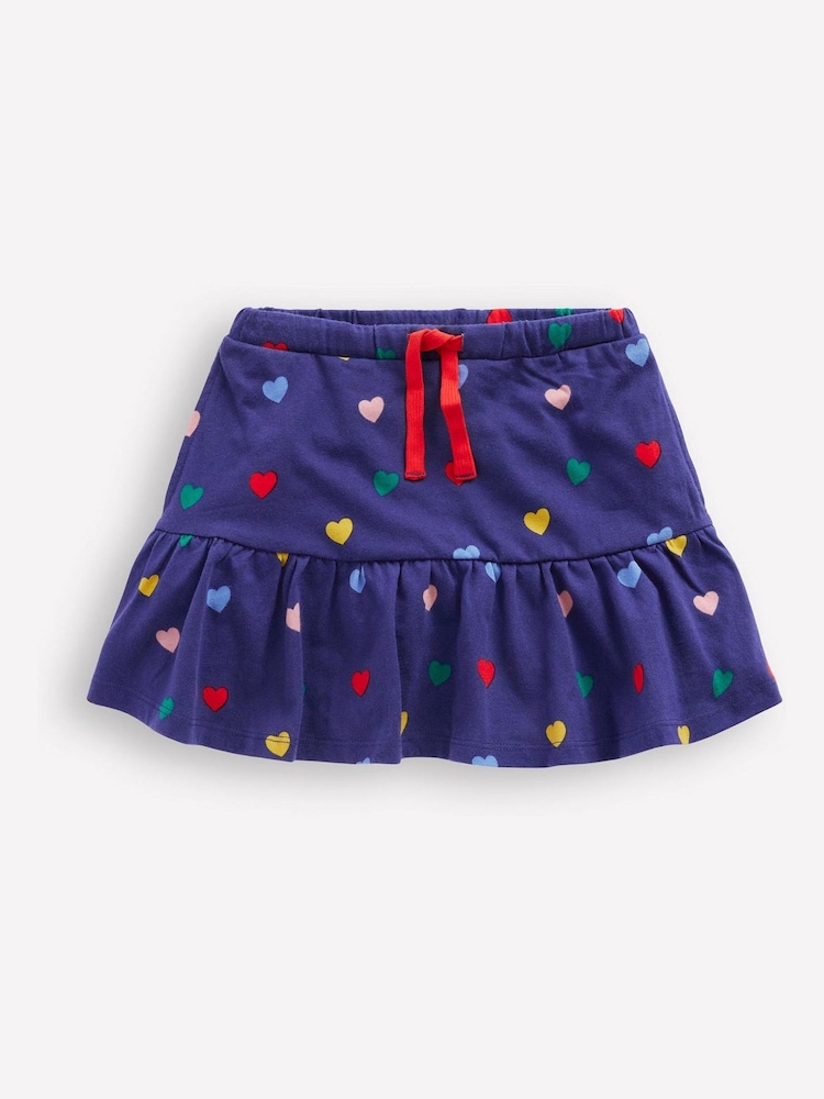 Boden Blue Tiered Jersey Skort - Image 1 of 4 Boden Blue Tiered Jersey Skort - Image 1 of 4