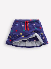 Boden Blue Tiered Jersey Skort - Image 3 of 4