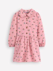 Boden Pink Cosy Jersey Shirt Dress - Image 1 of 3