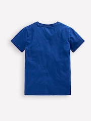 Boden Blue Short Sleeve Appliqué T-Shirt - Image 2 of 3