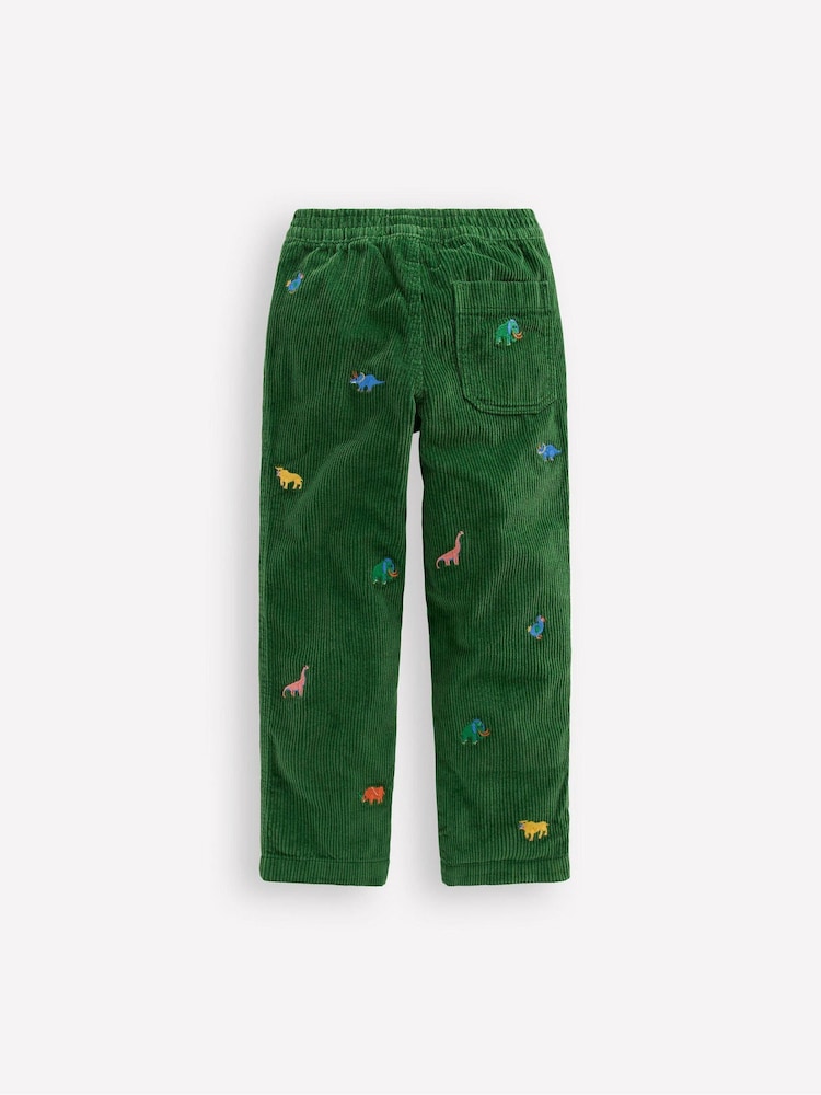 Boden Green Pull-On Cord Trousers - Image 3 of 3